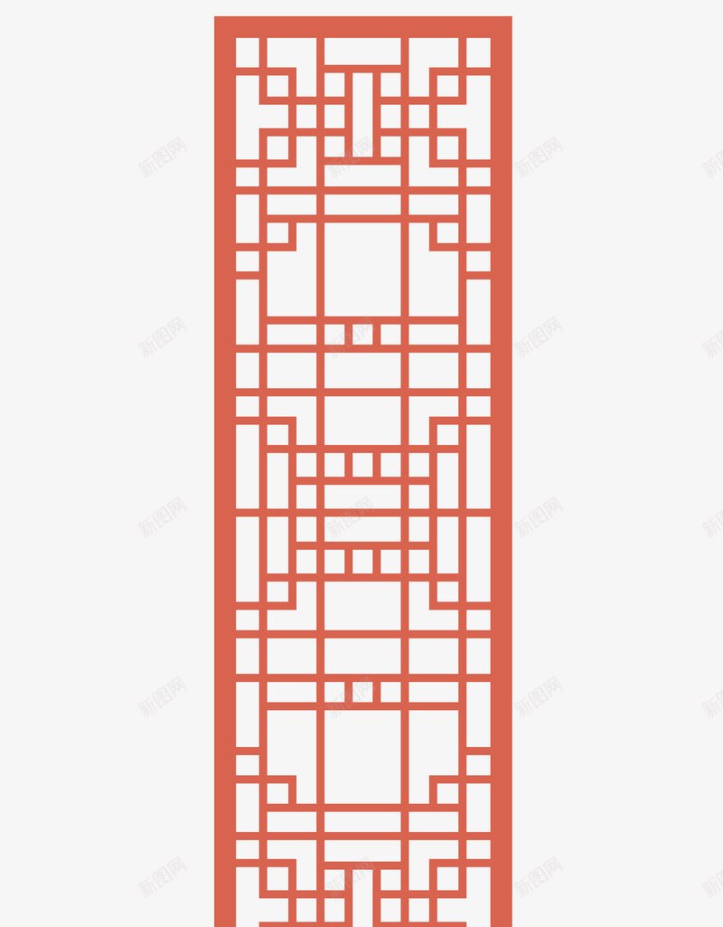 镂空中式雕刻矢量图ai免抠素材_88icon https://88icon.com 中式 传统 实物屏风 屏风 矢量图 花纹 镂空 门窗 雕刻