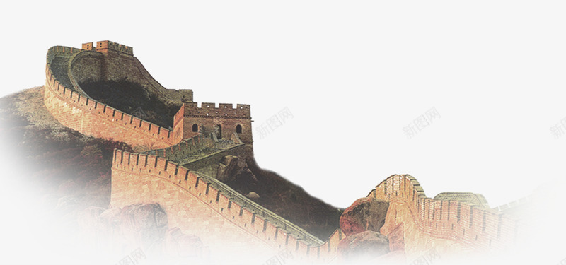 中国长城png免抠素材_88icon https://88icon.com 中国风 北京 古建筑 长城 长城封面 长城画 陕西 黑白长城