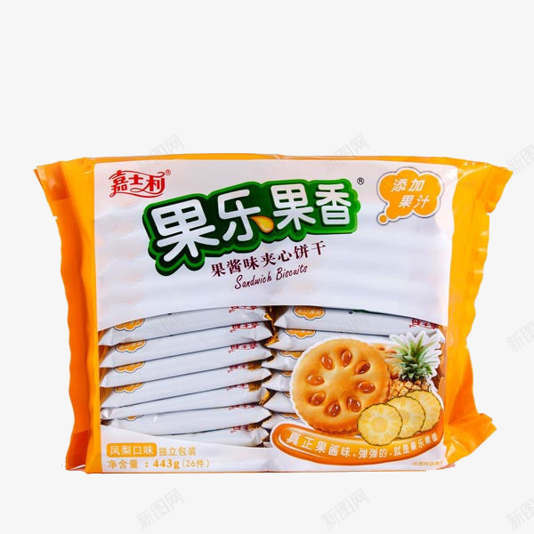 果乐果香果酱夹心饼干png免抠素材_88icon https://88icon.com 产品实物 果酱夹心饼干 甜食 零食 饼干