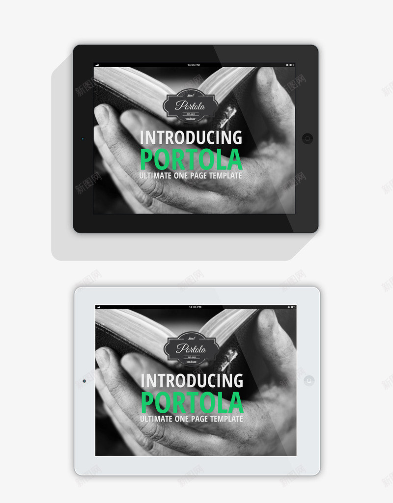 ipad样机展示png免抠素材_88icon https://88icon.com ipad样机展示 产品展示 电子产品样机 电脑样机
