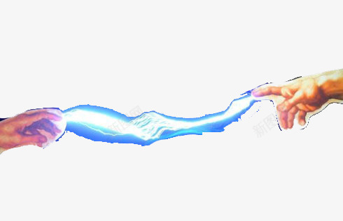 放电的手指png免抠素材_88icon https://88icon.com 手指 接触 火花 闪电
