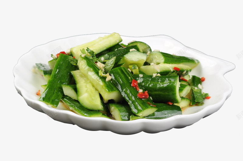 凉拌青瓜png免抠素材_88icon https://88icon.com 手拍黄瓜 瓜 美食 辣椒 青瓜 黄瓜皮