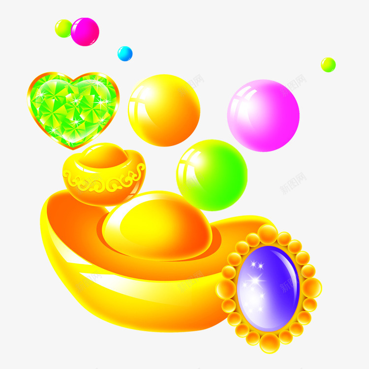金元宝png免抠素材_88icon https://88icon.com 珍珠 珠子 金元宝图片 金元宝素材 黄色金元宝图片
