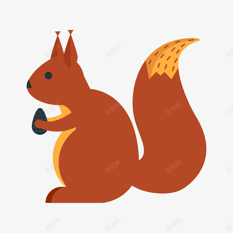 正在吃坚果的小松鼠png免抠素材_88icon https://88icon.com 动物 卡通手绘 可爱小松鼠 坚果 小松鼠 棕色 装饰图