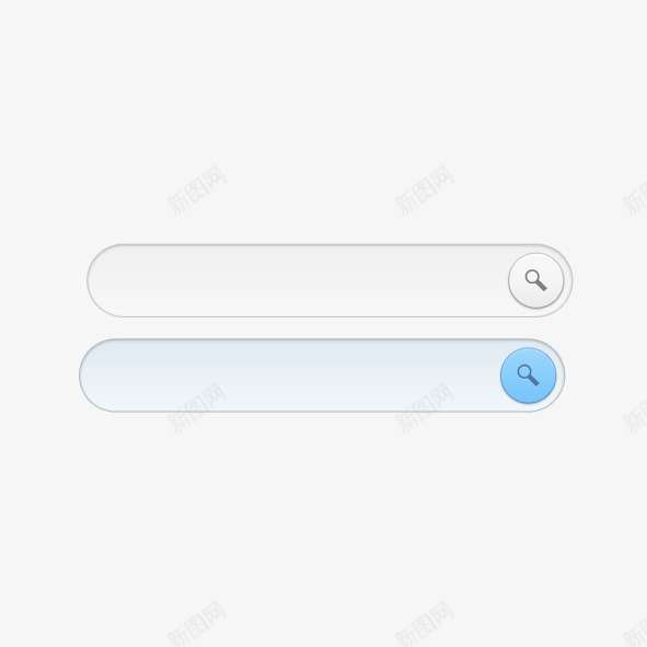 简约网站搜索框psd免抠素材_88icon https://88icon.com 搜索框 简约 网站 蓝色按钮
