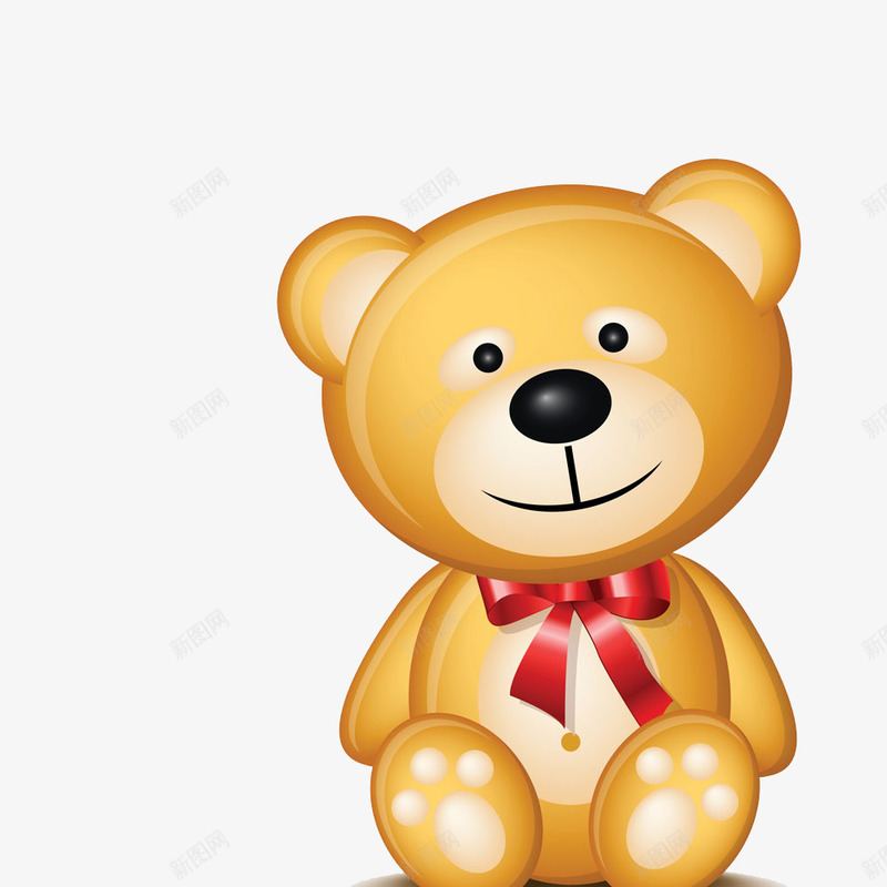可爱小熊图png免抠素材_88icon https://88icon.com 可爱小熊 小熊 棕色小熊 蝴蝶结小熊 贴纸插画
