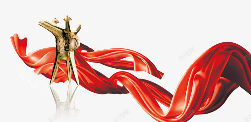 红色丝绸带psd免抠素材_88icon https://88icon.com PNG素材 丝绸带 免费素材 红色 酒杯