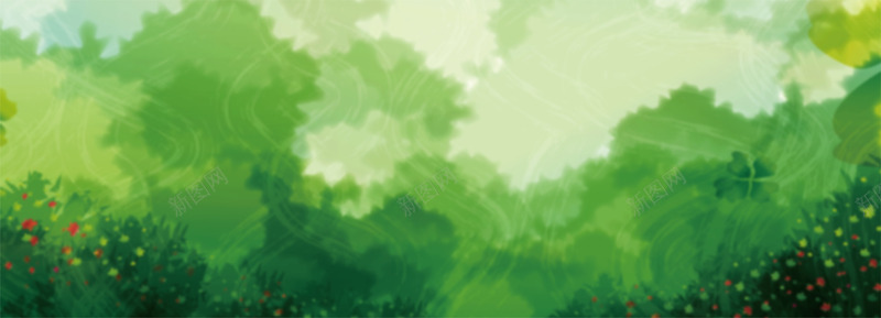 绿色梦幻清新春季风景png免抠素材_88icon https://88icon.com 春季 梦幻 清新 绿色 风景