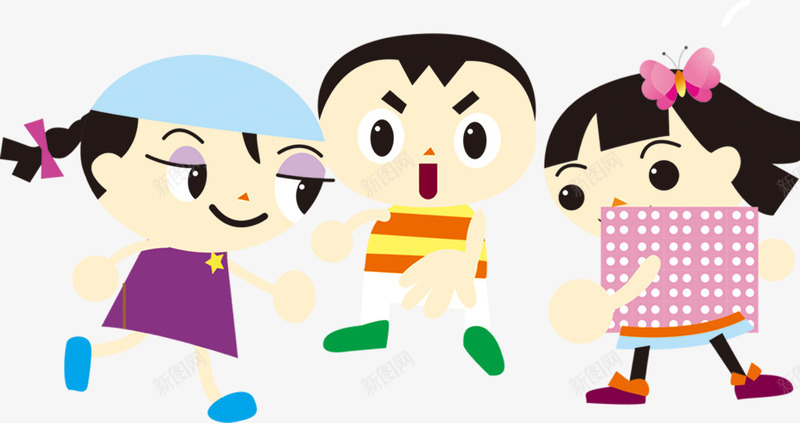 儿童节欢快小朋友人物图png免抠素材_88icon https://88icon.com 61素材 人物图 儿童节 小朋友 欢快