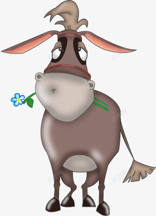 卡通驴png免抠素材_88icon https://88icon.com 动物驴 小毛驴 毛驴 驴子 驴子卡通