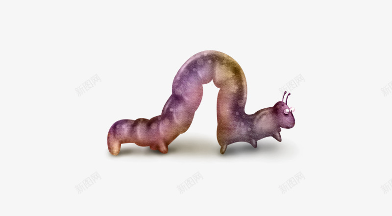 卡通手绘昆虫png免抠素材_88icon https://88icon.com 昆虫装饰 生命 虫子 蠕动