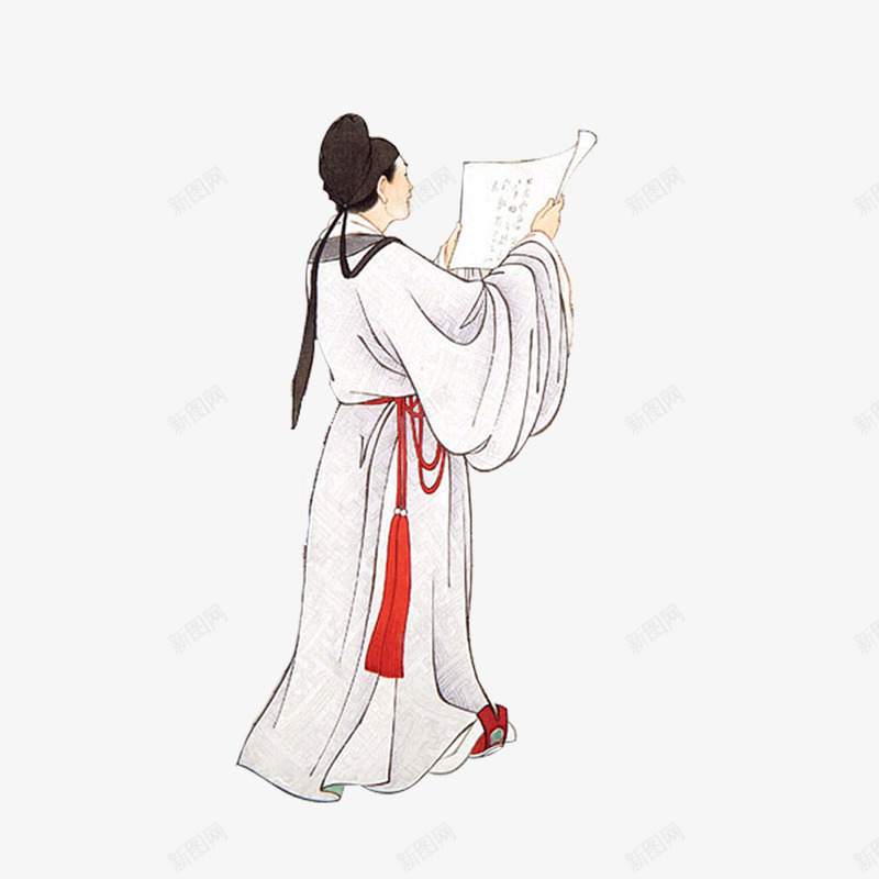 白色中国风诗人装饰png免抠素材_88icon https://88icon.com 中国风 古典 国风 白色 装饰 诗人 诗歌 诗词