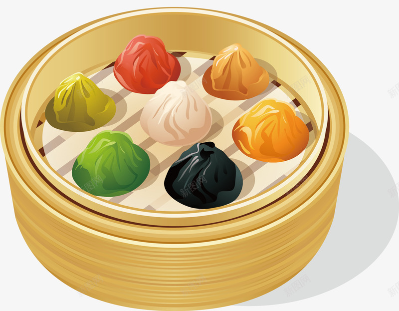 卡通五色饺子矢量图ai免抠素材_88icon https://88icon.com 卡通五色饺子 多彩饺子 平面设计 牛肉馅 牛肉馅饺子 猪肉香菇馅饺子 矢量图 胡萝卜汁做的饺子 韭菜馅饺子