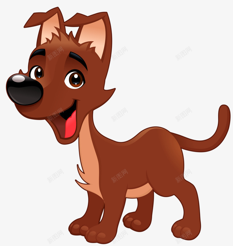 可爱的哈巴狗png免抠素材_88icon https://88icon.com 家禽 小狗 摇尾巴 黄色绒毛