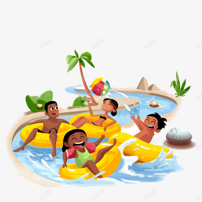夏季玩水psd免抠素材_88icon https://88icon.com 凉爽 唯美 夏季 幸福 开心 旅游 浪漫 海浪 海边 温馨 饮品