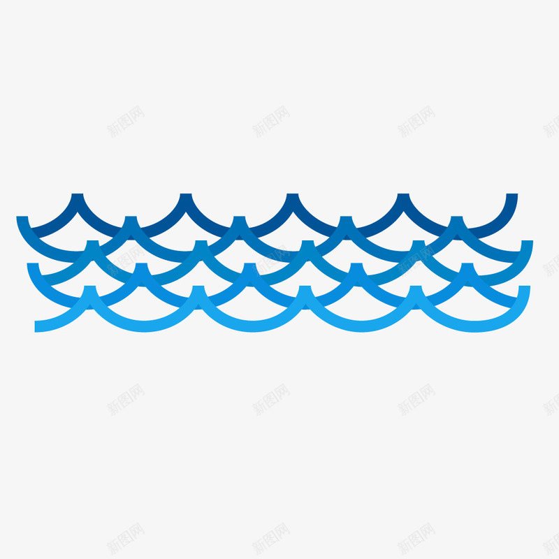 蓝色水纹png免抠素材_88icon https://88icon.com 水波纹 蓝色