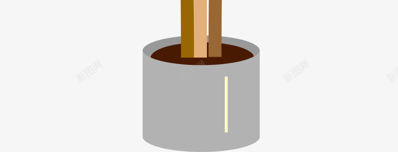 绿色简约扁平盆栽png免抠素材_88icon https://88icon.com 春天 春季 春日 树苗 植物 盆栽 绿叶 自然