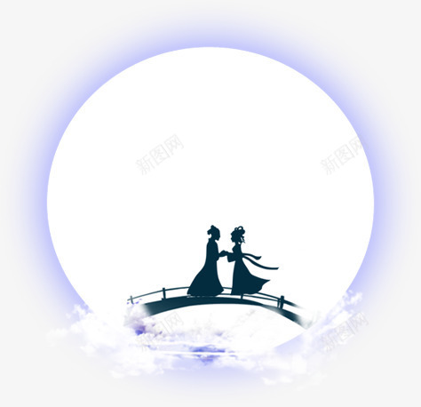 月下鹊桥会海报背景七夕情人节png免抠素材_88icon https://88icon.com 七夕 情人节 月下 海报 背景 鹊桥会