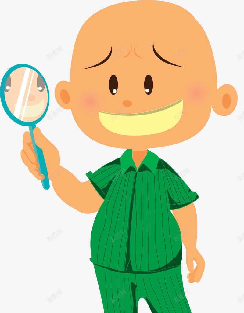 照镜子卡通光头男孩png免抠素材_88icon https://88icon.com 6月1号 儿童节 光头男孩 六一节 没有头发 照镜子 玩耍 童趣 自恋男生