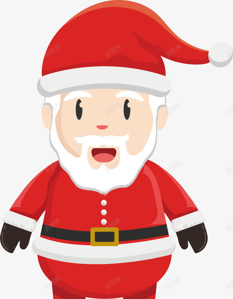 呆萌的圣诞老人png免抠素材_88icon https://88icon.com 卡哇伊 呆萌 呆萌圣诞老人 圣诞老人 圣诞节 矢量png