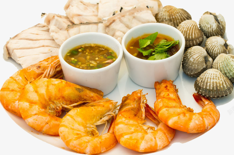 新鲜海鲜食材png免抠素材_88icon https://88icon.com 产品实物 海鲜 虾 酱料 鱼