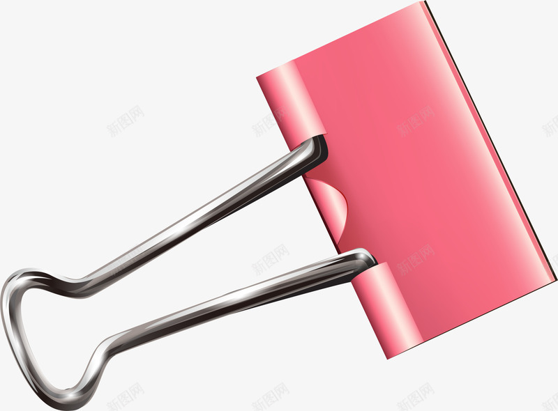 粉色卡通夹子png免抠素材_88icon https://88icon.com 文件夹 清新夹子 简约夹子 粉色夹子 装饰图案 金属夹子