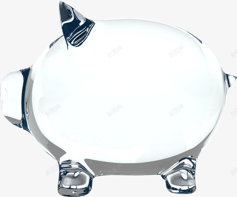 不锈钢储钱罐png免抠素材_88icon https://88icon.com 不锈钢 储钱罐 存钱 小猪 积累 财富 金属