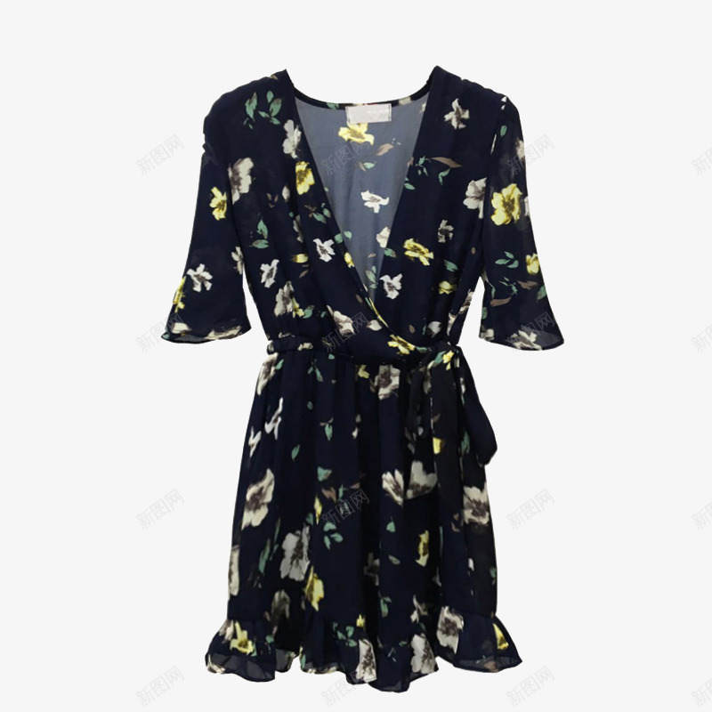 碎花裙png免抠素材_88icon https://88icon.com v领 产品实物 性感