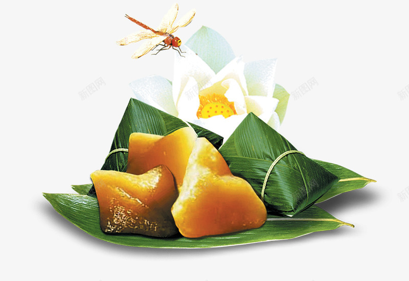 端午节粽子png免抠素材_88icon https://88icon.com 端午节 粽子 素材 肉粽 蛋黄粽 黄金肉粽