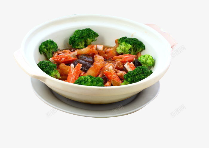 精品海鲜煲png免抠素材_88icon https://88icon.com 中国菜 海鲜 美味 美食 餐饮