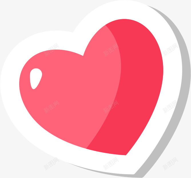 红色卡通心向左六一儿童节png免抠素材_88icon https://88icon.com 六一儿童节 卡通 红色