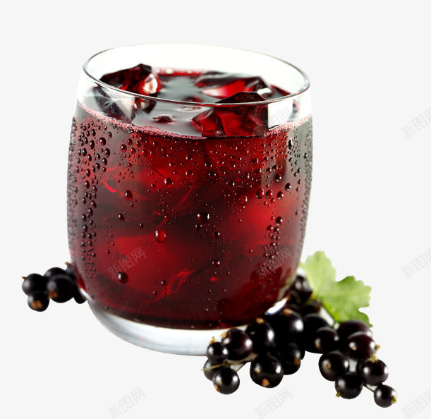 品质红酒杯psd免抠素材_88icon https://88icon.com 冰块 绿叶 酒杯 野果