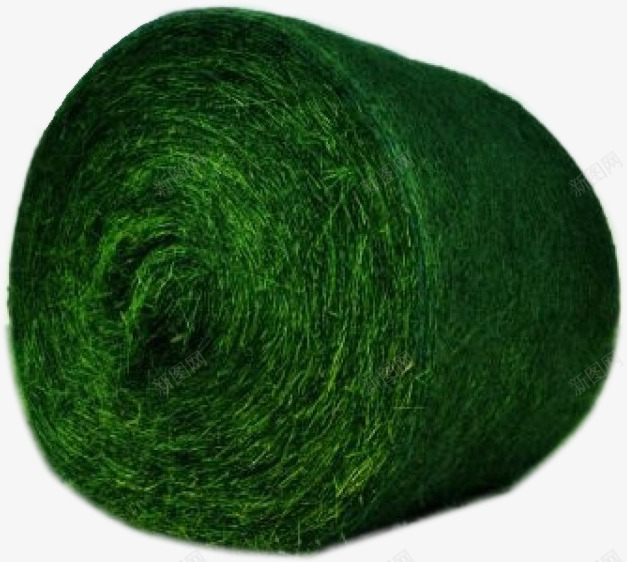 卷起的草垛png免抠素材_88icon https://88icon.com 植被 绿色 草垛 草皮