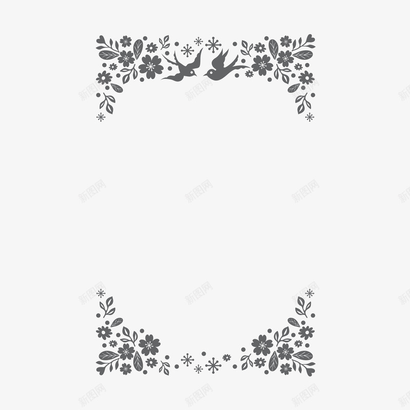 花草花边装饰矢量图ai免抠素材_88icon https://88icon.com 濠氱 缁撳 鐕曞瓙 鑺辫崏 鑺辫竟 矢量图