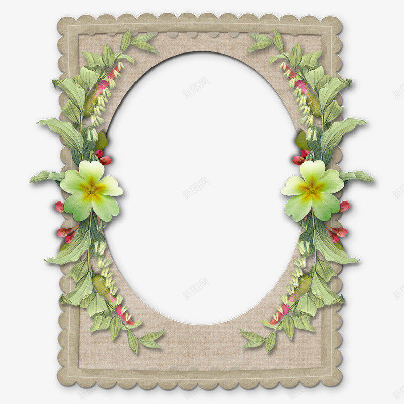 花草相框png免抠素材_88icon https://88icon.com 欧式相框 画框 相框 边框