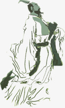 古代诗人屈原人物png免抠素材_88icon https://88icon.com 人物 古代 屈原 诗人