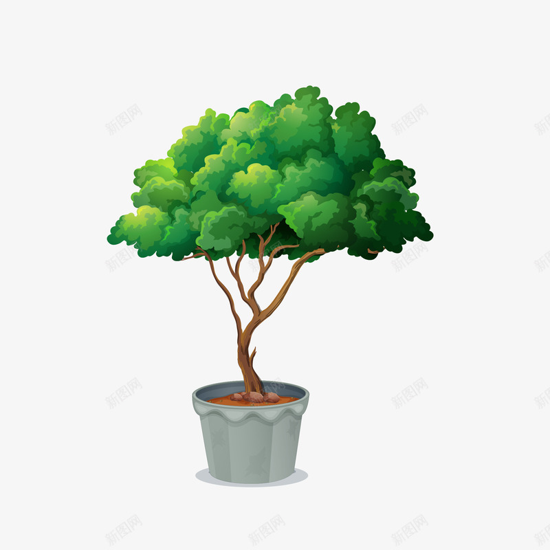 手绘绿色植物盘栽矢量图eps免抠素材_88icon https://88icon.com png免抠图 创意 卡通 四季树 手绘 时尚 树林 植物 盆栽 绿色植物 花草树 矢量图