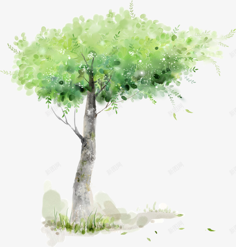 摄影素描手绘树木png免抠素材_88icon https://88icon.com 摄影 树木 素描