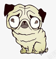 狗png免抠素材_88icon https://88icon.com 卡通 哈巴狗 小狗 手绘 流浪狗 狗