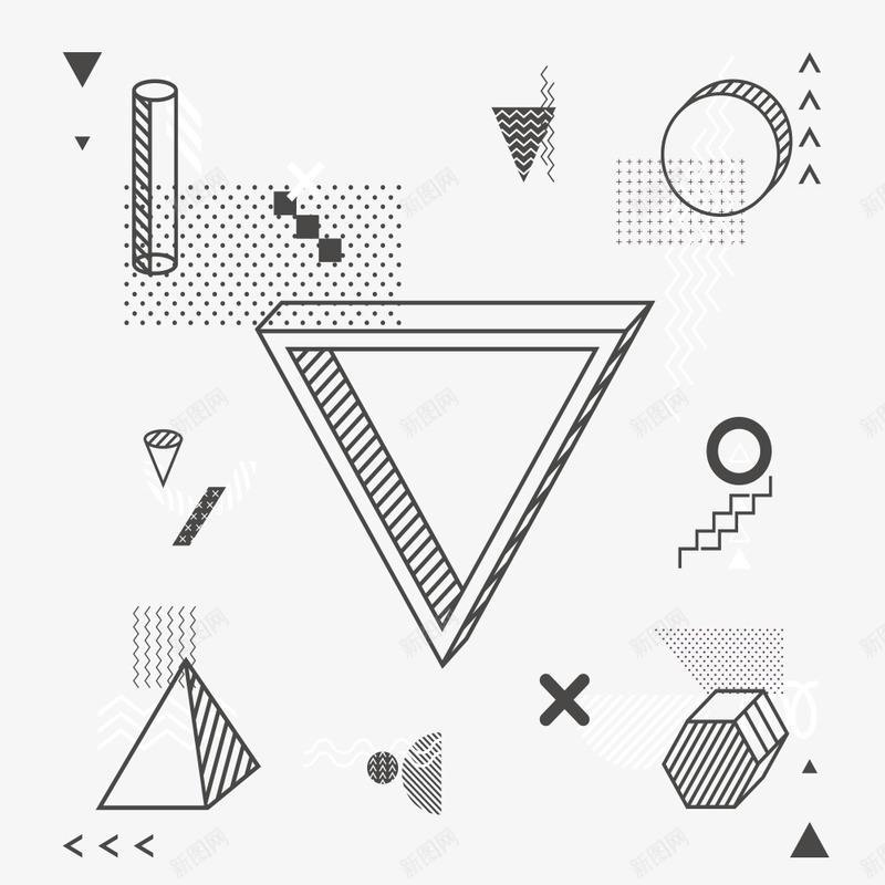 三角框波普风抽象艺术元素矢量图ai免抠素材_88icon https://88icon.com 三角框 几何 几何图形 图形 图形框 抽象 水果 波普 波普风 波点 波点艺术 流行 矢量图 科技波点 艺术 设计 风格