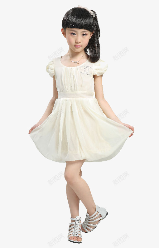 漂亮的小女孩png免抠素材_88icon https://88icon.com 小女孩 模特 裙子