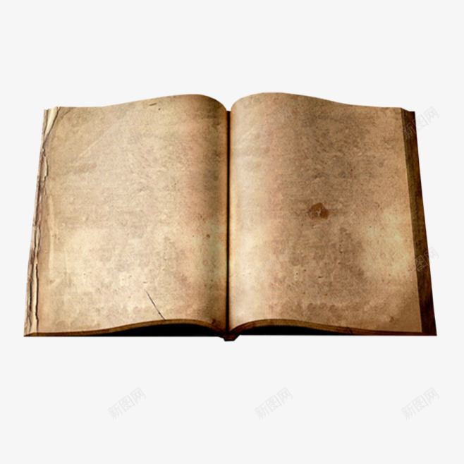书籍png免抠素材_88icon https://88icon.com 中国风 书本 复古 复古日记本 横版书籍样机 牛皮纸 陈旧