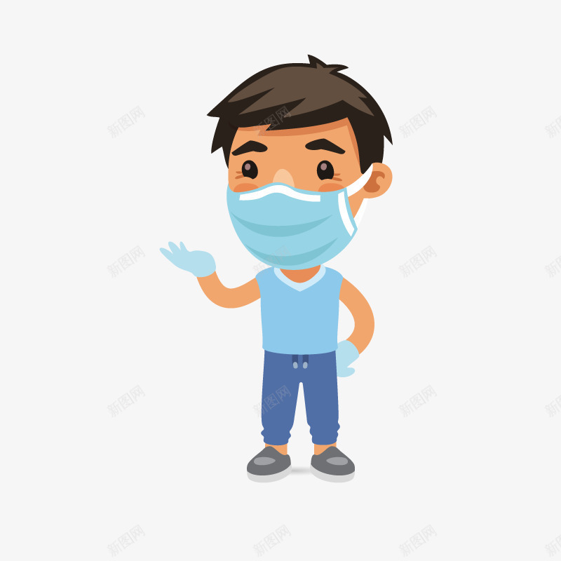 带着口罩的卡通人物png免抠素材_88icon https://88icon.com 人物 免抠图 卡通人物 口罩 效果图 男人 装饰图 装饰画