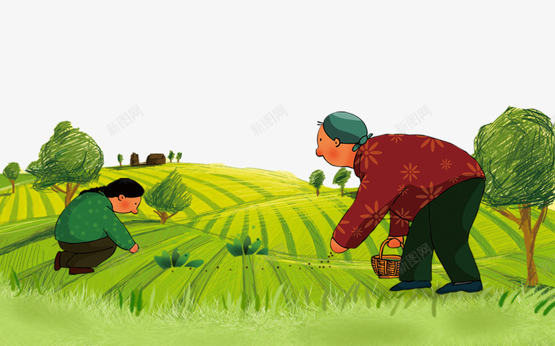 谷雨小清新海报psd免抠素材_88icon https://88icon.com 小清新 小谷 海报 清明 清明节 绿色 谷雨 谷雨小清新海报设计 黄色