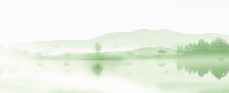 小清新绿湖泊水墨山川图png免抠素材_88icon https://88icon.com png素材 中国风 小清新绿湖泊水墨山川 水墨山川 高清免抠图