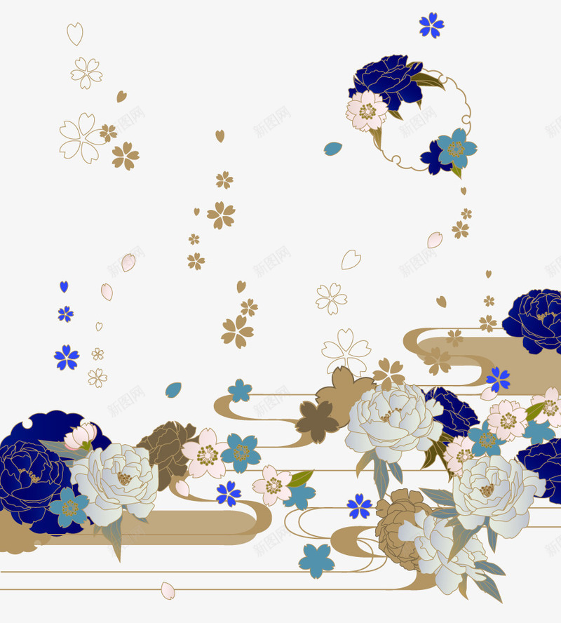 牡丹花花瓣飘落png免抠素材_88icon https://88icon.com 图片 牡丹花 花瓣 飘落