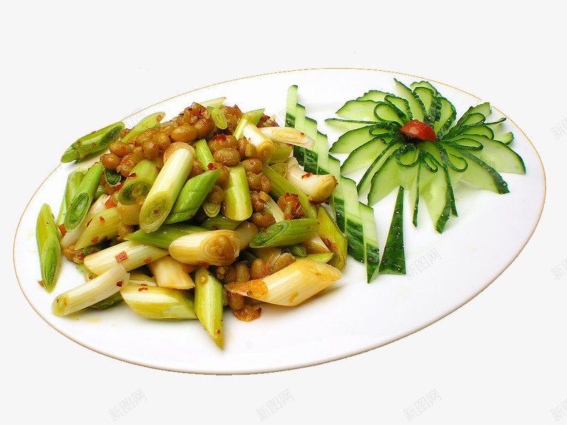 大蒜腊八豆肉末png免抠素材_88icon https://88icon.com 中华美食 传统美食 大蒜腊八豆 美味熟菜 肉末 餐饮美食