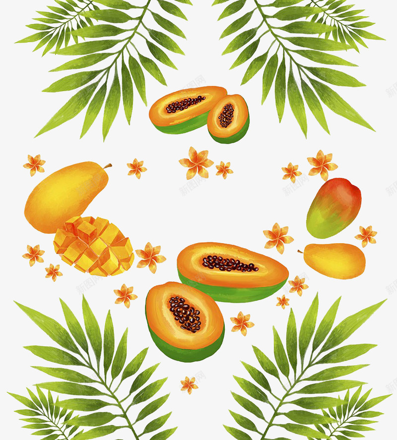 卡通手绘木瓜png免抠素材_88icon https://88icon.com 可食用的 有助丰胸的 木瓜 水果 瓜果 瓜果飘香 葛根木瓜 酸甜可口的