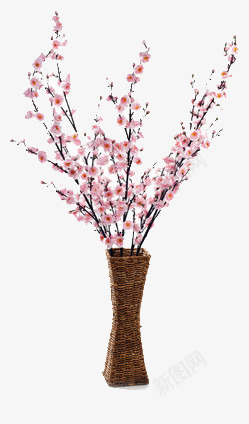 花盆png免抠素材_88icon https://88icon.com 摆件 梅花 装扮