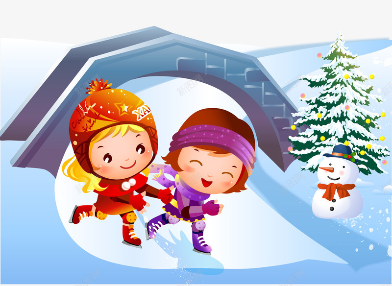 小孩子寒假滑雪卡通插画png免抠素材_88icon https://88icon.com 出游季 卡通 堆雪人 寒假旅游 插画 海报设计 滑雪海报 滑雪运动 激情滑雪